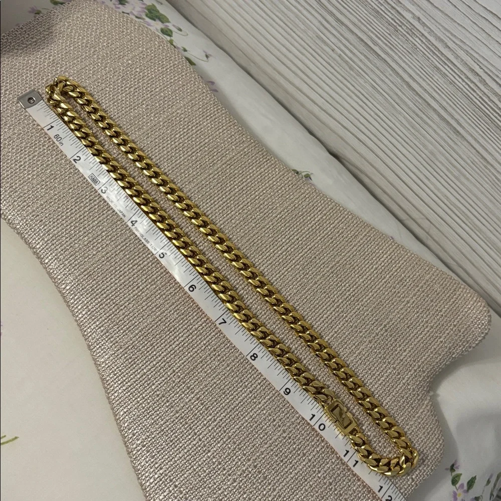 Rokc&co Stainless Steel Men's Necklace Gold Tone 24